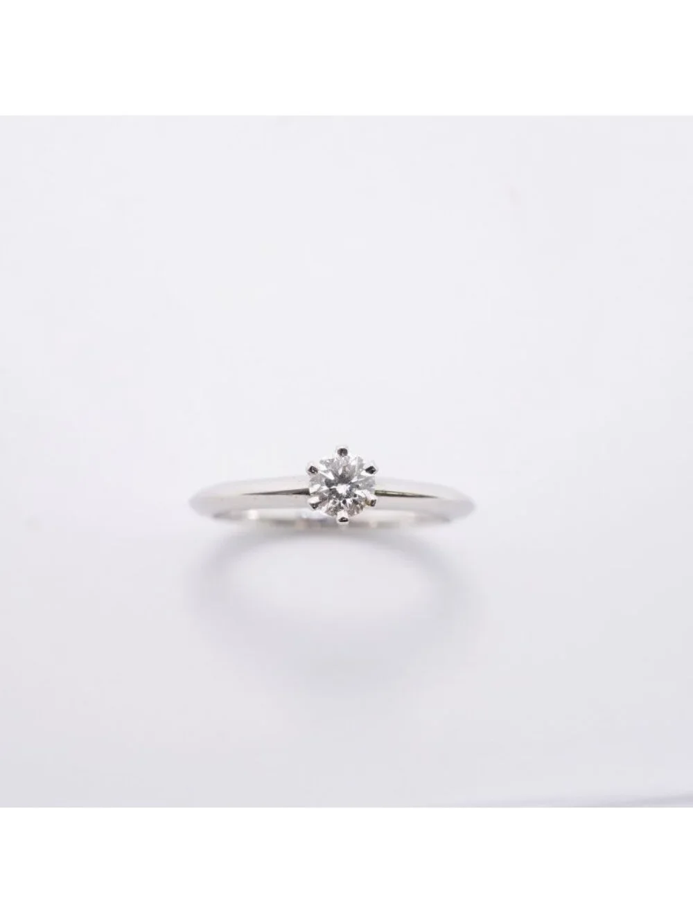 Tiffany & Co Ring Solitaire Platinum Diamond